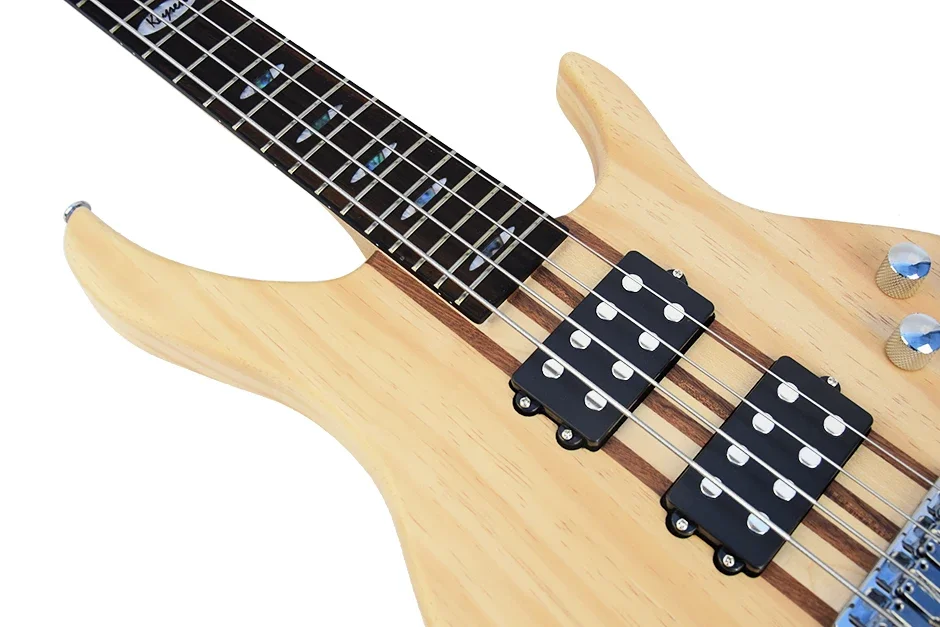 OEM for Sale Neck Through Connected Body 5string Bass Guitar