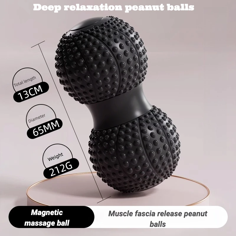 

Fascia Peanut Ball Foot Massage Spinal Muscle Relaxation Double Ball Hip Back Leg Acupoint Stimulation Yoga Massage Ball