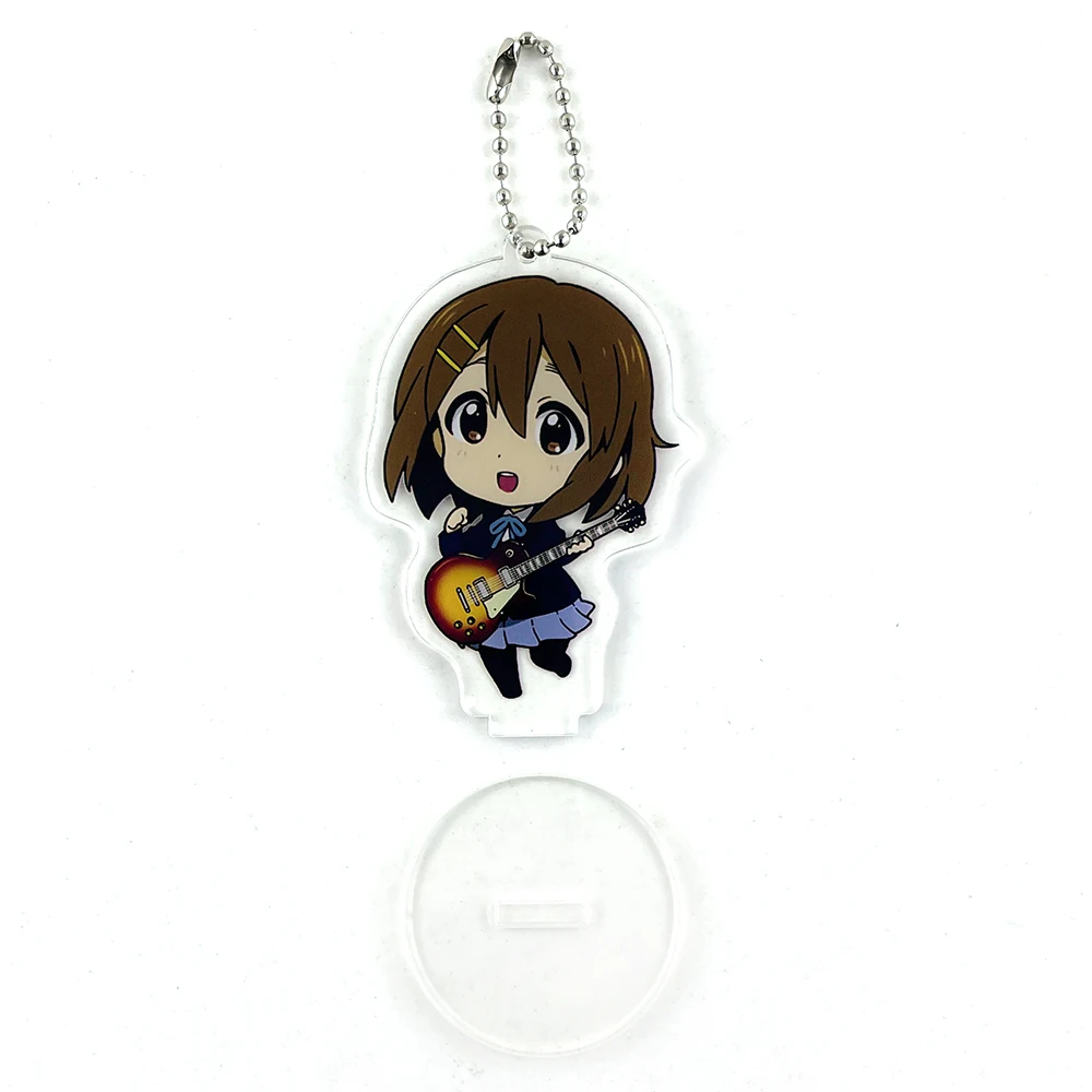 K-ON K ON Mio Hirasawa Yui Akiyama Mio  Kotobuki Tsumugi Nakano Azusa acrylic figure keychain pendant Hanging double purpose