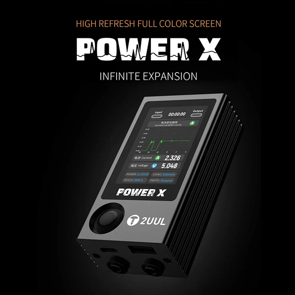 2UUL PW11 Power X Высокоотражающий экран Измеритель ампер-напряжения, способный для одновременной записи, кривая даты, имитирующий дисплей указателя