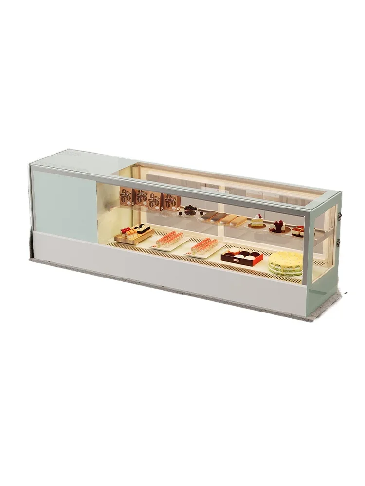 Refrigerated Display Cabinet Commercial Fruit Beverage Dessert Fresh Sashimi Desktop Small Cake Cabinet