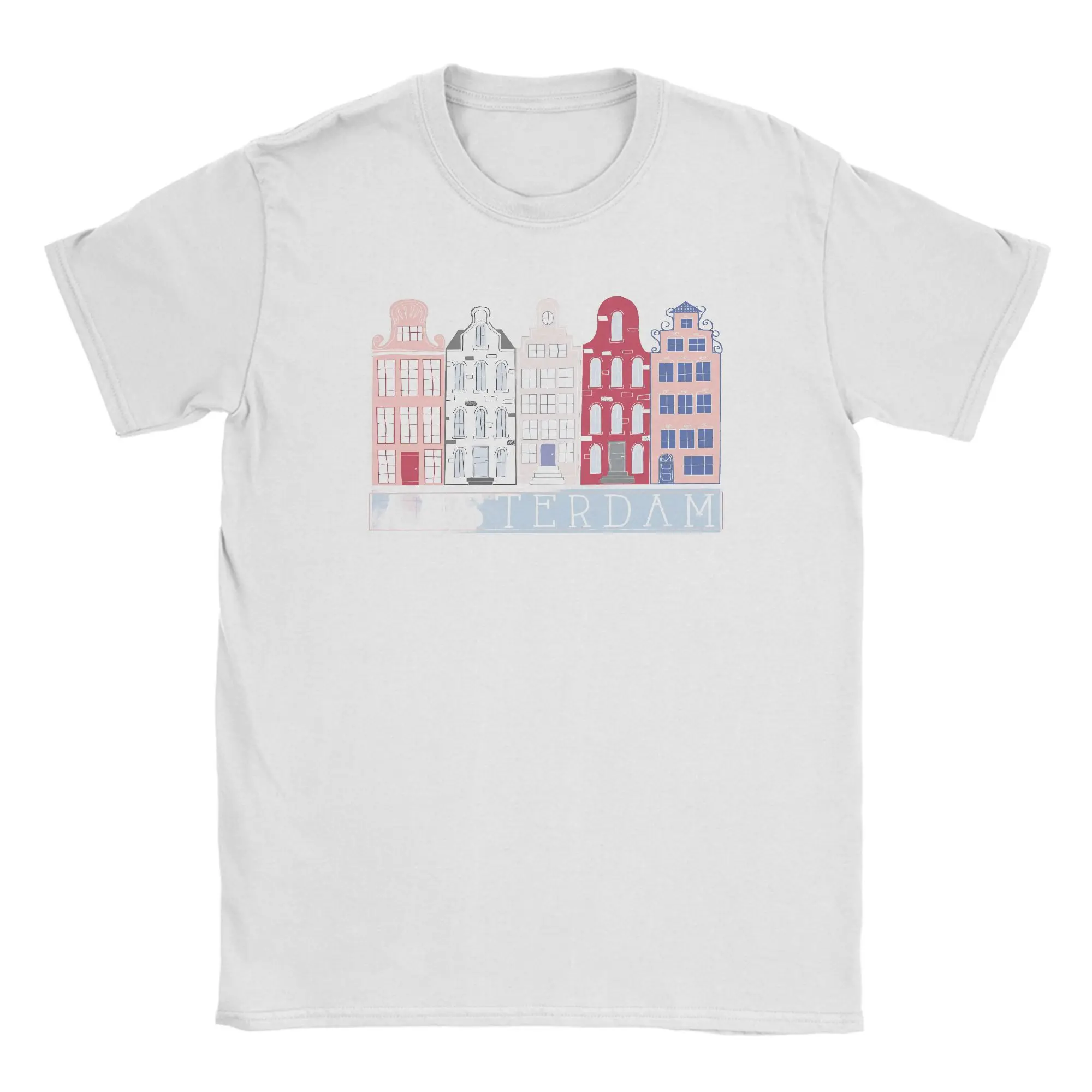 Amsterdam Netherlands City T Shirt Summer  Funny T Shirts Cotton Hipster Tee Shirt For Male Casual Tees, view 2