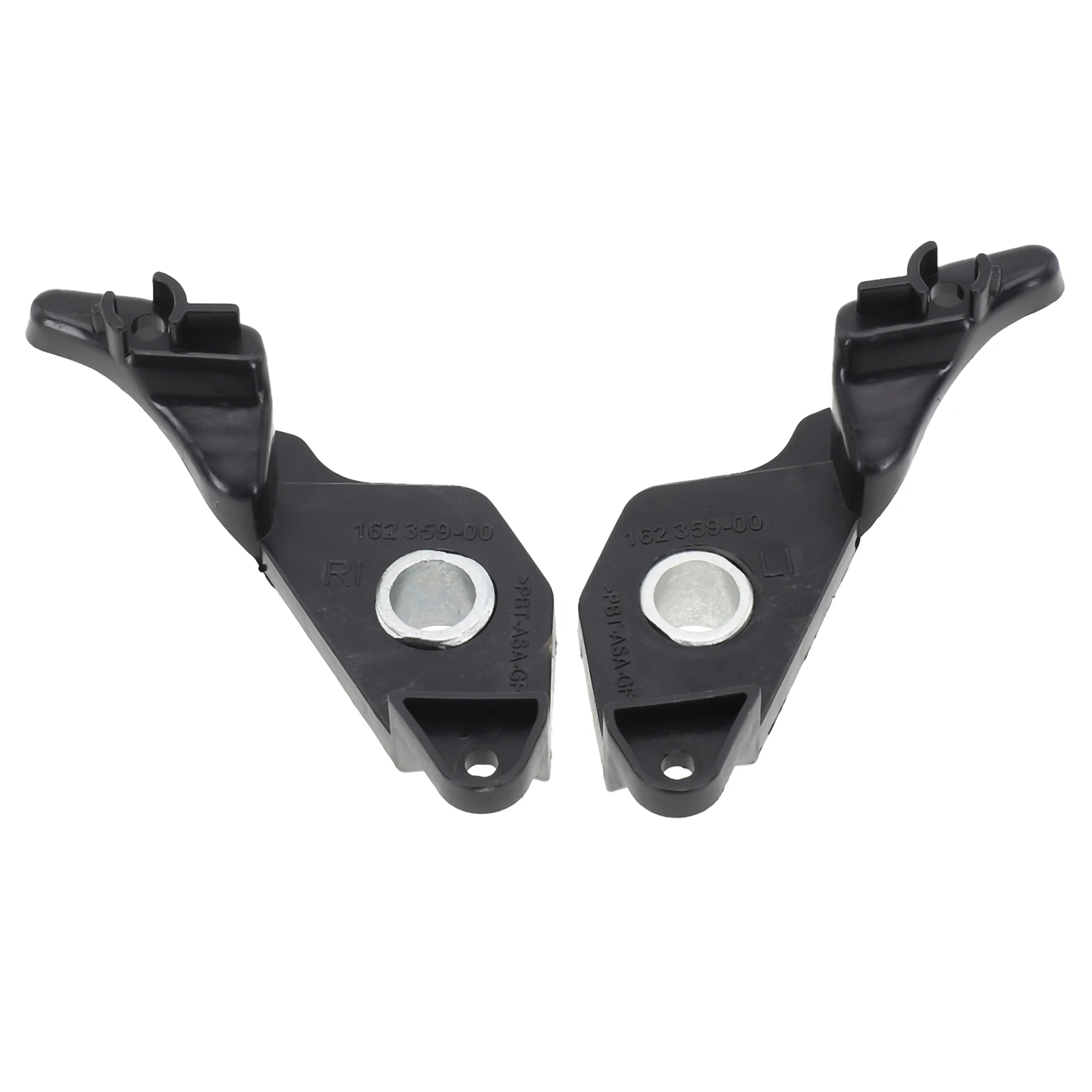 

4pcs 2 Pairs Right+Left Headlight Repair Brackets For BMW E60 E61 525i 530i 540i 545i 550i Black Lighting Lamps Headlights