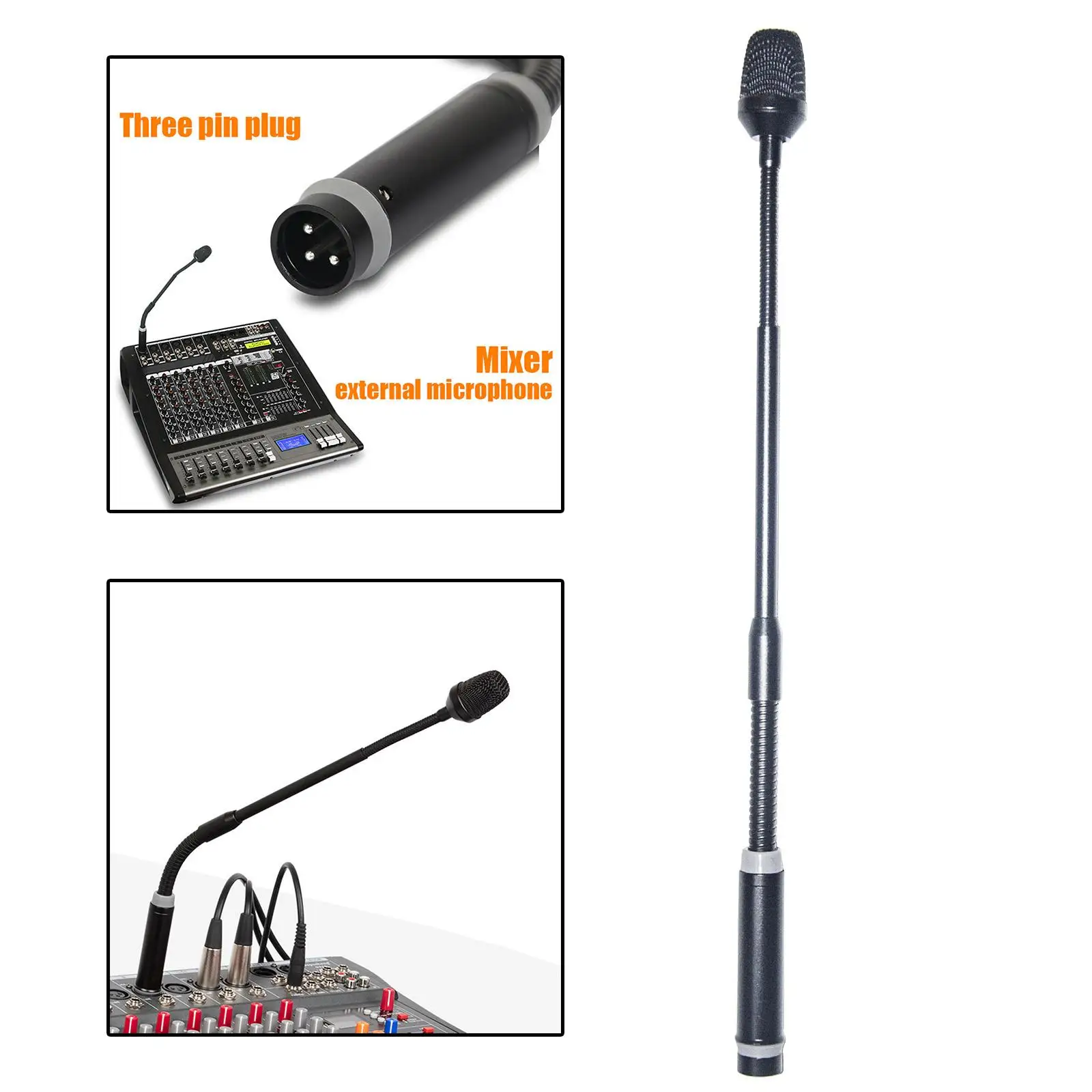 Goneck Microphone Dynamic DJ Mic for Conference KTV Bar Stage Performance