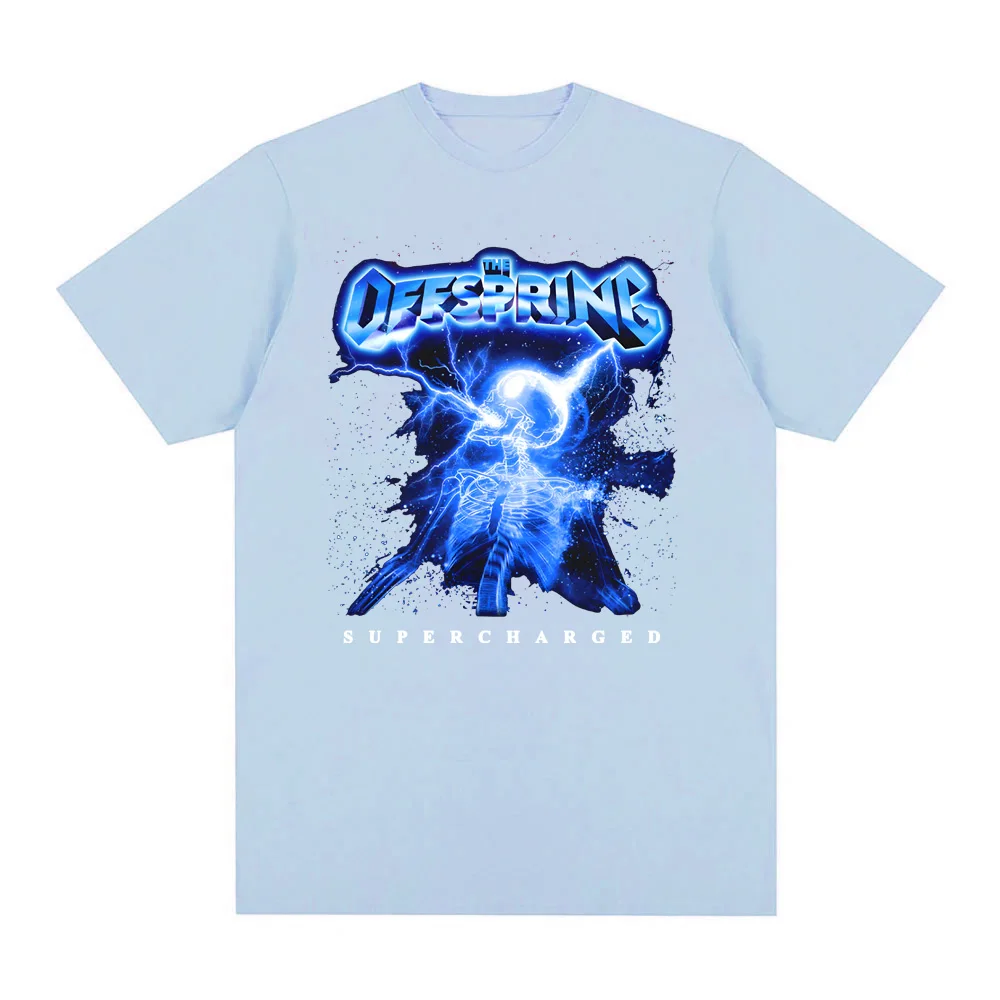 Squelette suralimenté 2025 nouveau TEE The Offspring Grunge BAND t-shirt été Hip Hop t-shirt court 100% coton t-shirts de haute qualité