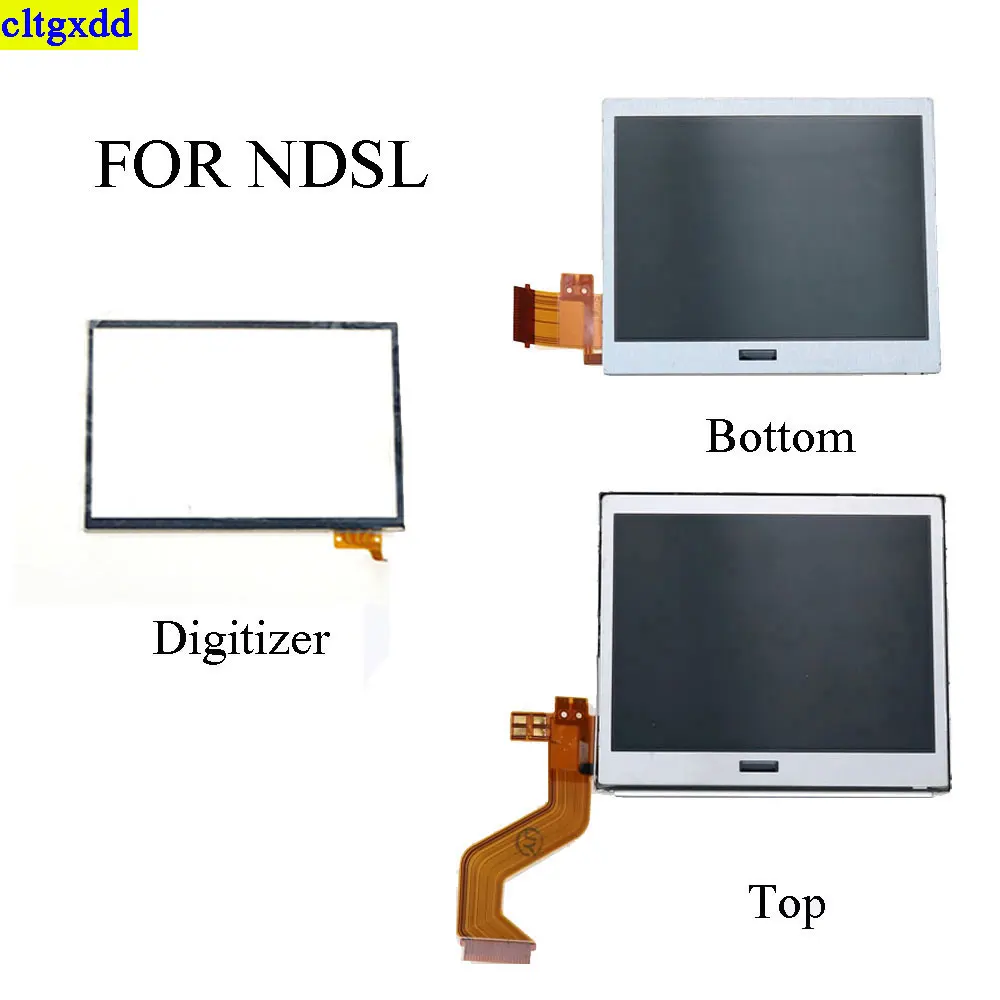 

cltgxdd FOR NDSL Replacement Touch Screen Digitizer Panel & Top Upper / Lower Bottom LCD Display Screen For DS Lite