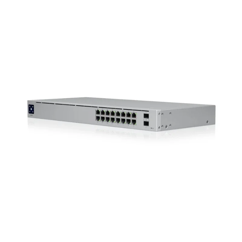 UBIQUITI USW-16-POE POE Switch Layer 2 PoE Switch With 16 GbE RJ45 Ports Including 8 PoE+ Ports, And 2 1G SFP Ports
