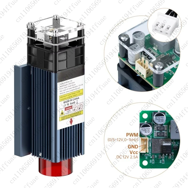 Modul Laser Dioda S9, Modul Ukiran Laser 90W Berkualitas Tinggi