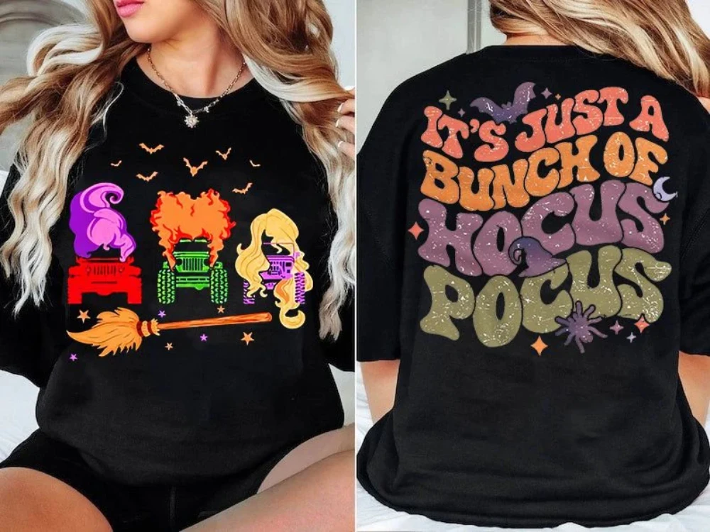 Esto es solo una tontería, camiseta con estampado de "T-shirt" | Camiseta Disney Halloween Nonsense, camiseta para la excursión familiar de Halloween al Parque Disney