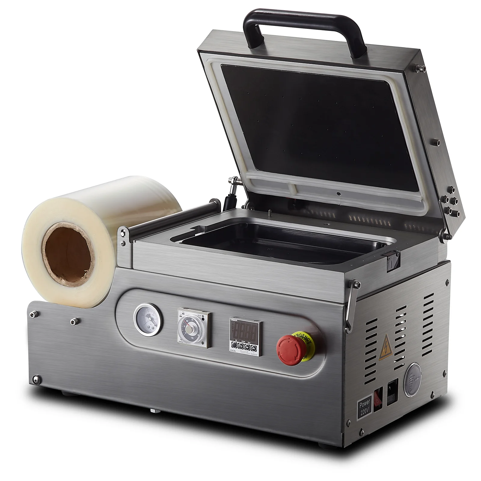 

2024 Small Skin Film Vacuum Tray Sealer Wrapping Machine Hand Operated Packing Machine To Keep Fresh Sealing Packer