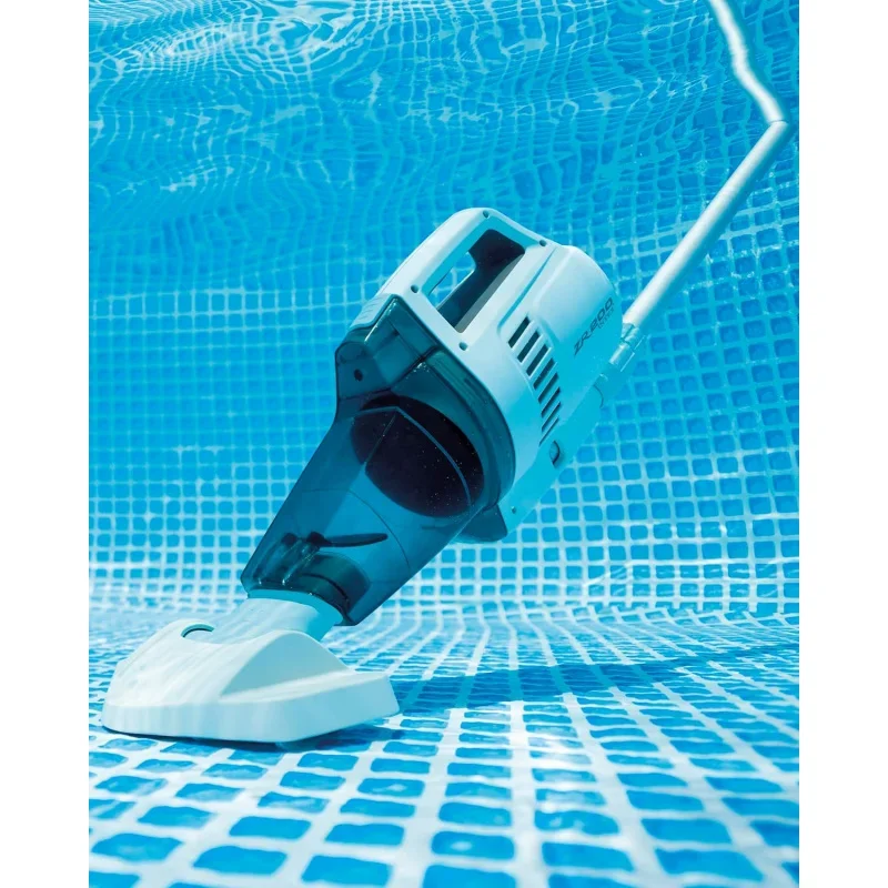 ZR200 Rechargeable Cordless Swimming Pool and Spa Vacuum Cleaner  with Telescoping Handle and 2 Interchangeable Brush Heads