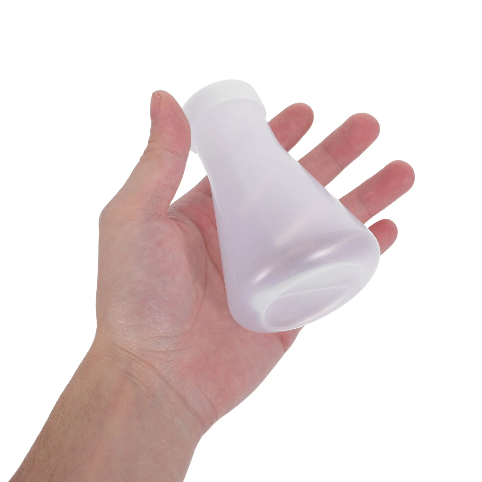 

20 шт. прозрачных пластиковых конических колб объемом 100 мл с крышкой для хранения жидких образцов, смешивания химических реагентов, лабораторных нужд