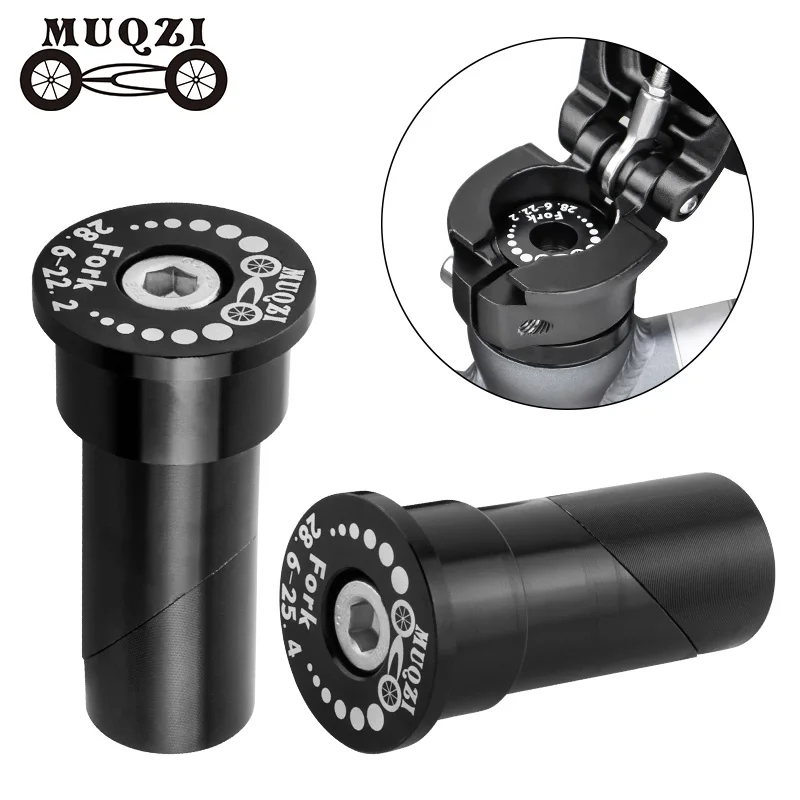 MUQZI Folding Bike Fork Adapter 22.2 to 28.6mm 25.4 to 28.6mm Fork Head Tube Expansion Adapter