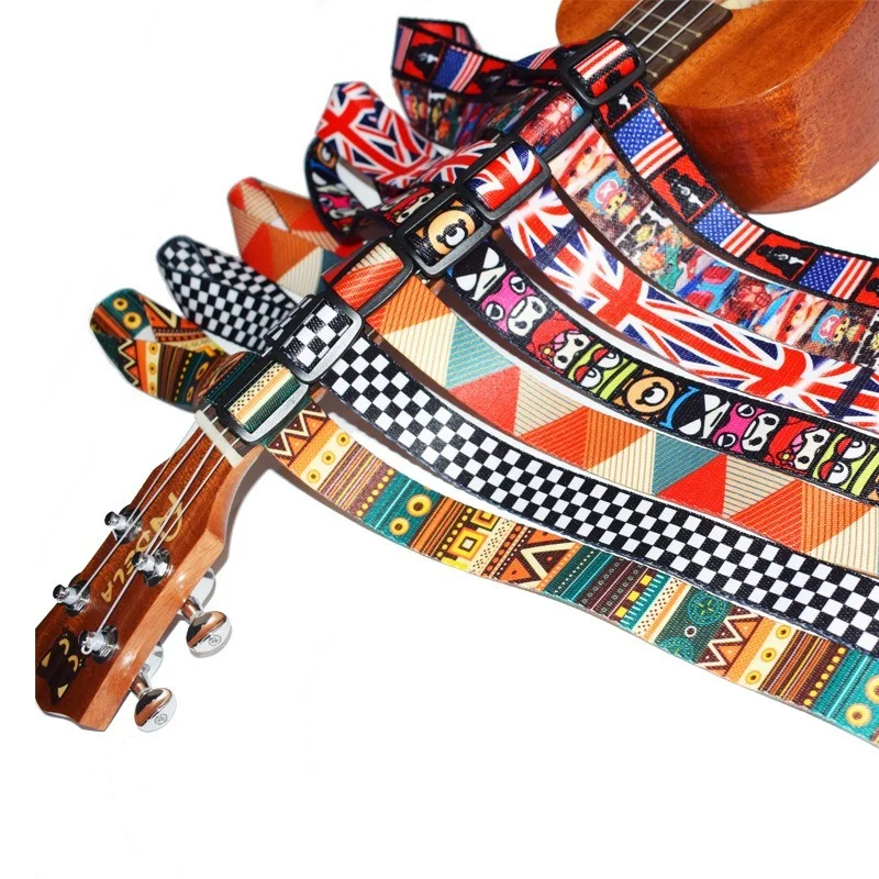 Ethnic Style Ukulele Strap, Small Guitar Hanging Neck Accessories, Foreign Trade, Hot Selling