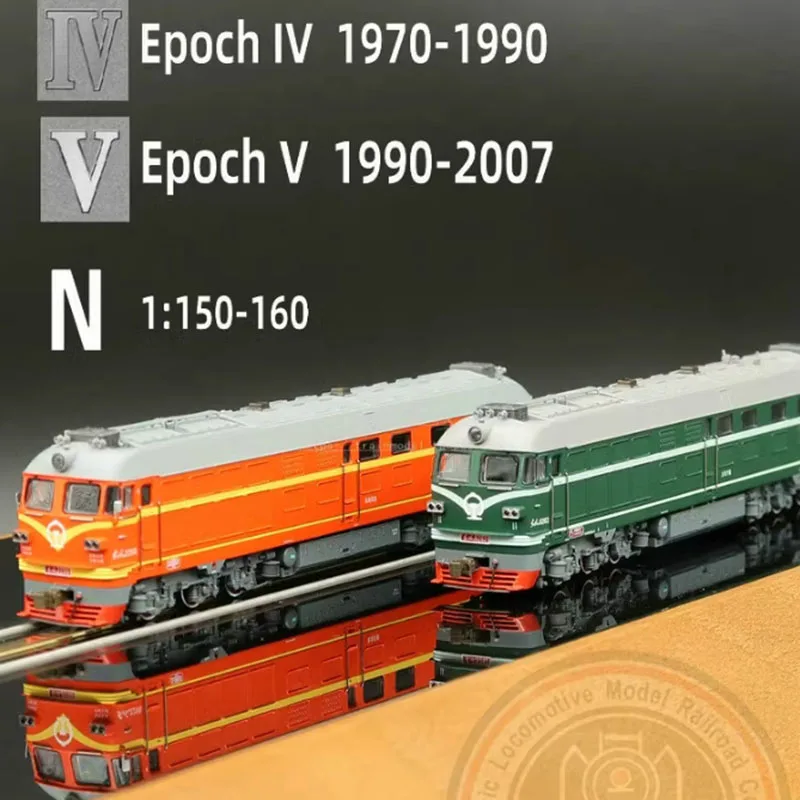 N Scale 1/160 MINITOWN DF4B DC Diesel Locomotive Train Model Classic Adult Souvenir Gift Static Display Hobby Collection