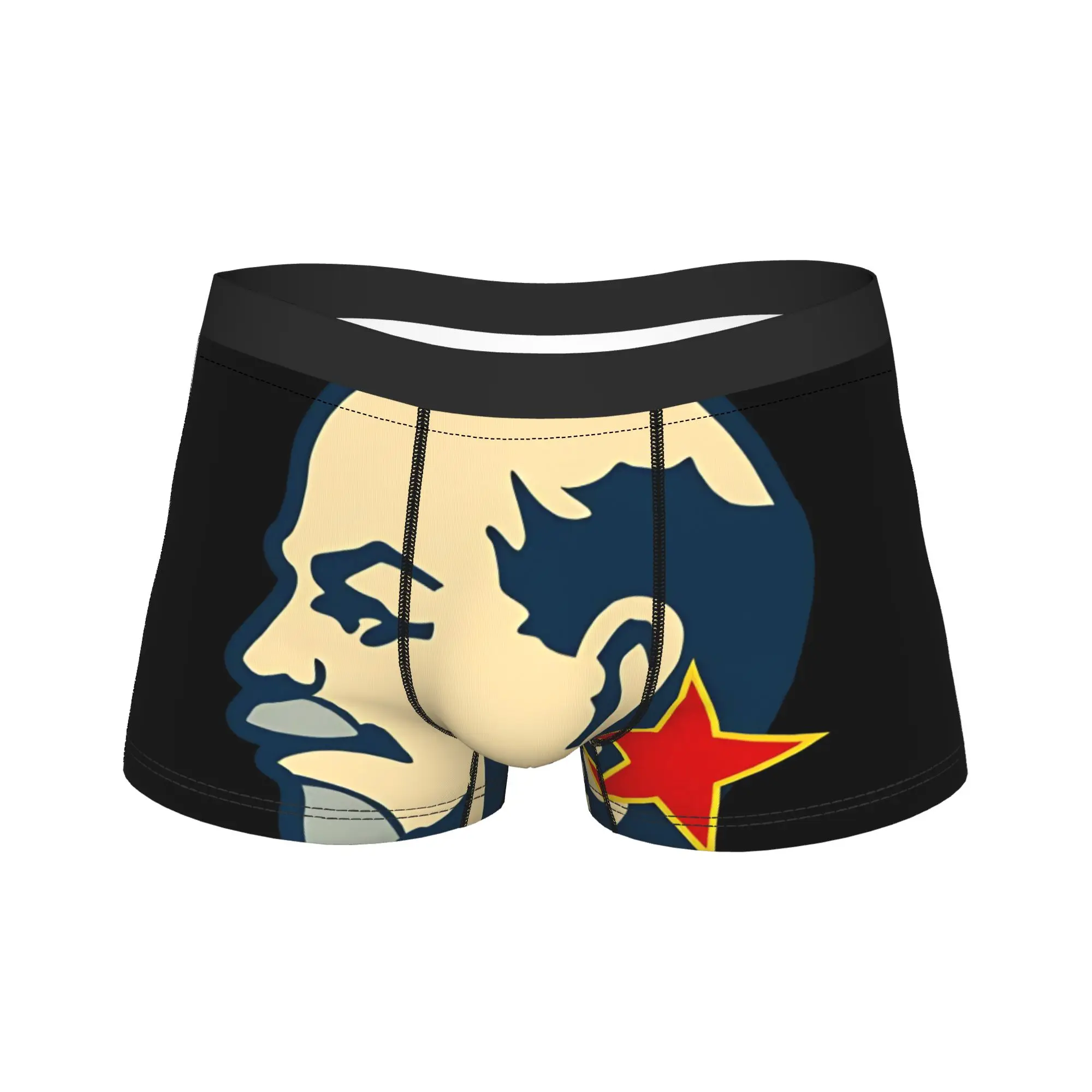 

Cccp Lenin Underwear Men Boxer Brief Classic Boxer Shorts Hot Sale Design Plus Size Underpants