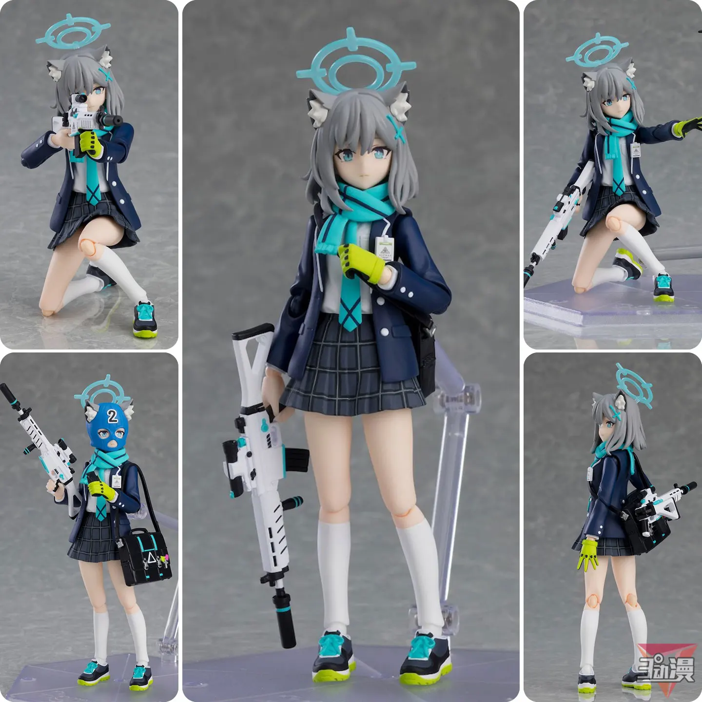 

Game Blue Archive Figure Sunaookami Shiroko Action Figure Figurine Collect Model Decor Toy Birthday Gift Kawaii Game Peripherals