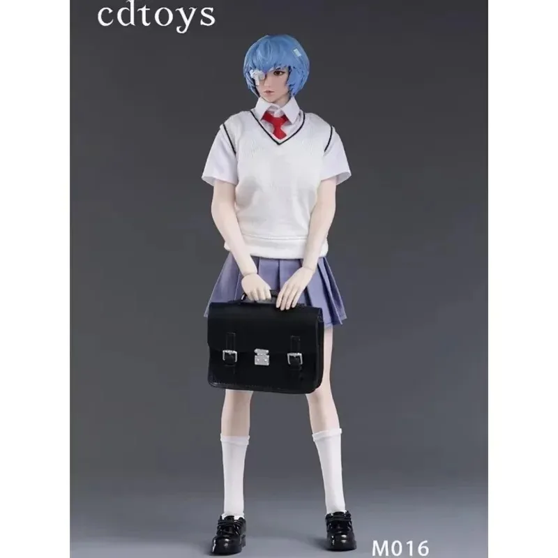 

1/6 Cdtoys, униформа для школьниц, короткая рубашка, юбка, жилет, комплект одежды, два цвета для 12 дюймов, модель куклы-фигурки женщины-солдата