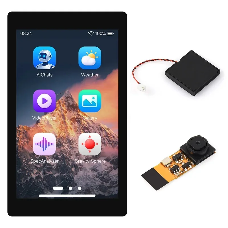 ESP32-P4-WIFI6 4.3 Display Dev Board 480×800 LCD Wi-Fi 6 BLE 5 Audio Codec OV5647 Camera Support 4.3 inch TouchScreen