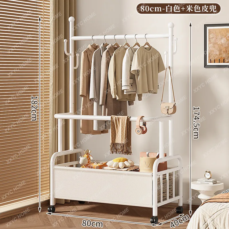 Hanging hanger Floor-to-ceiling bedroom Home removable multi-functional coat rack Indoor drying rack