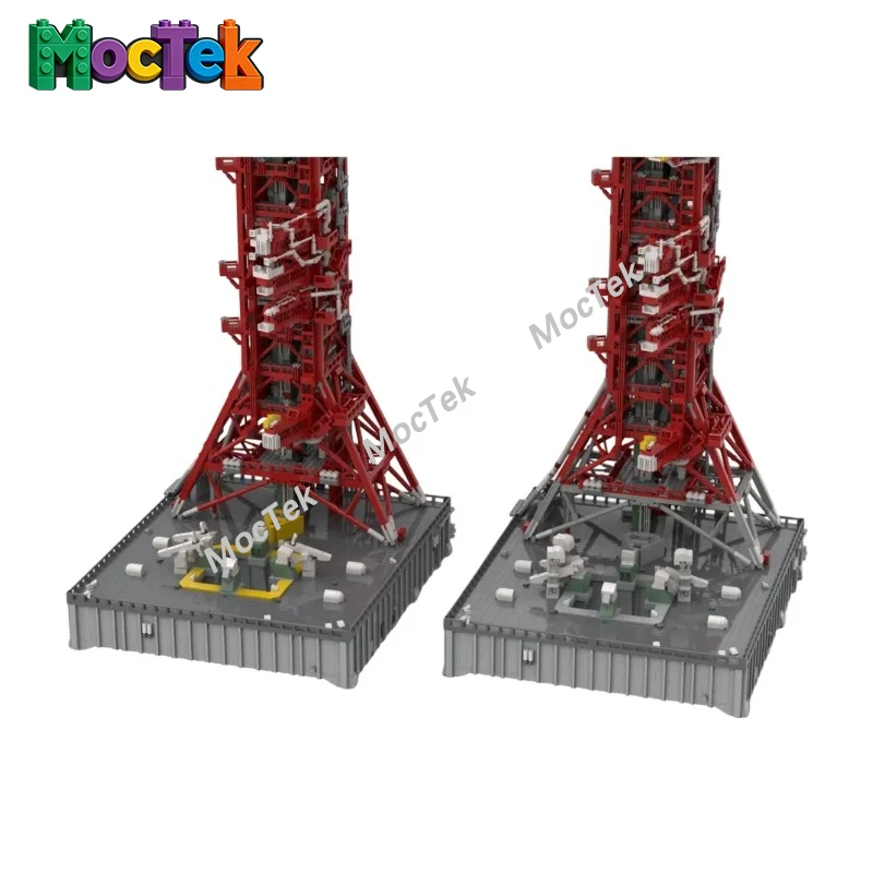 

NASA Apollo Saturn V LUT 1:110 MOC Building Blocks Mobile Launcher Platform Rocket Launch Tower Set