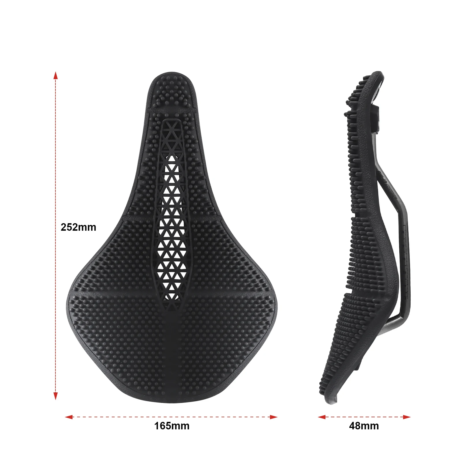 Bolany-Breathable Bicycle Seat Cushion, Super Comfortable Massage Saddle, Breathable Cycling Seat, Bicycle Accessories