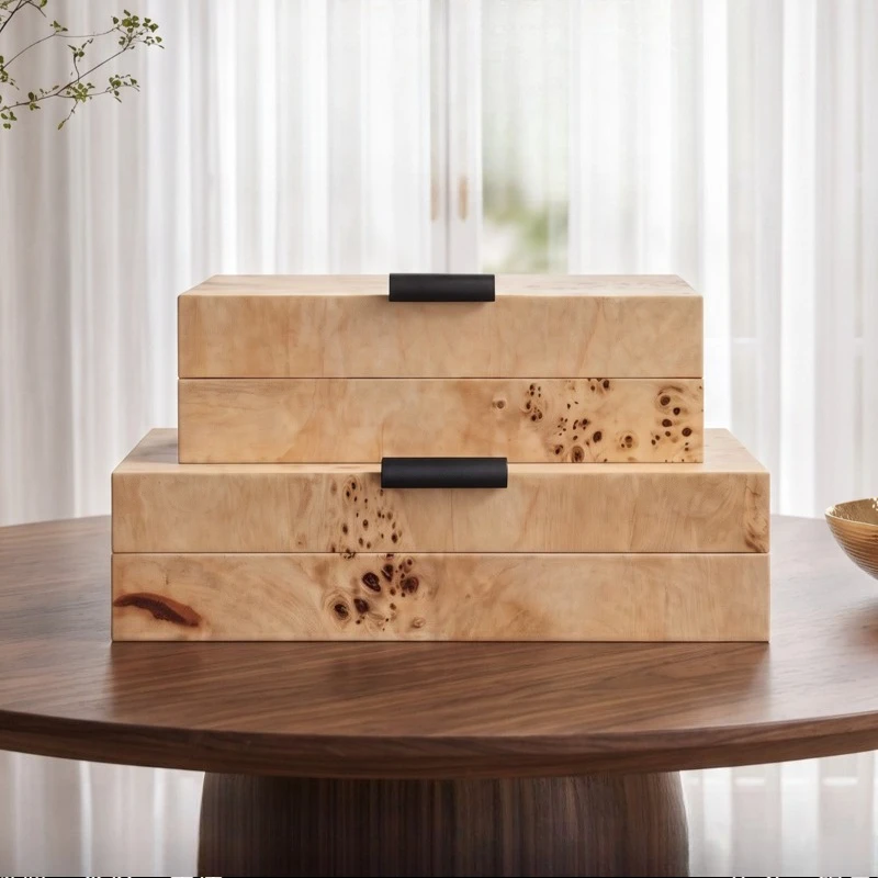 Wooden Jewelry Storage Box Large Capacity Jewelry Boxes Table Watch Bracelet Storage Box Multifunctional Luxury Organizer Case