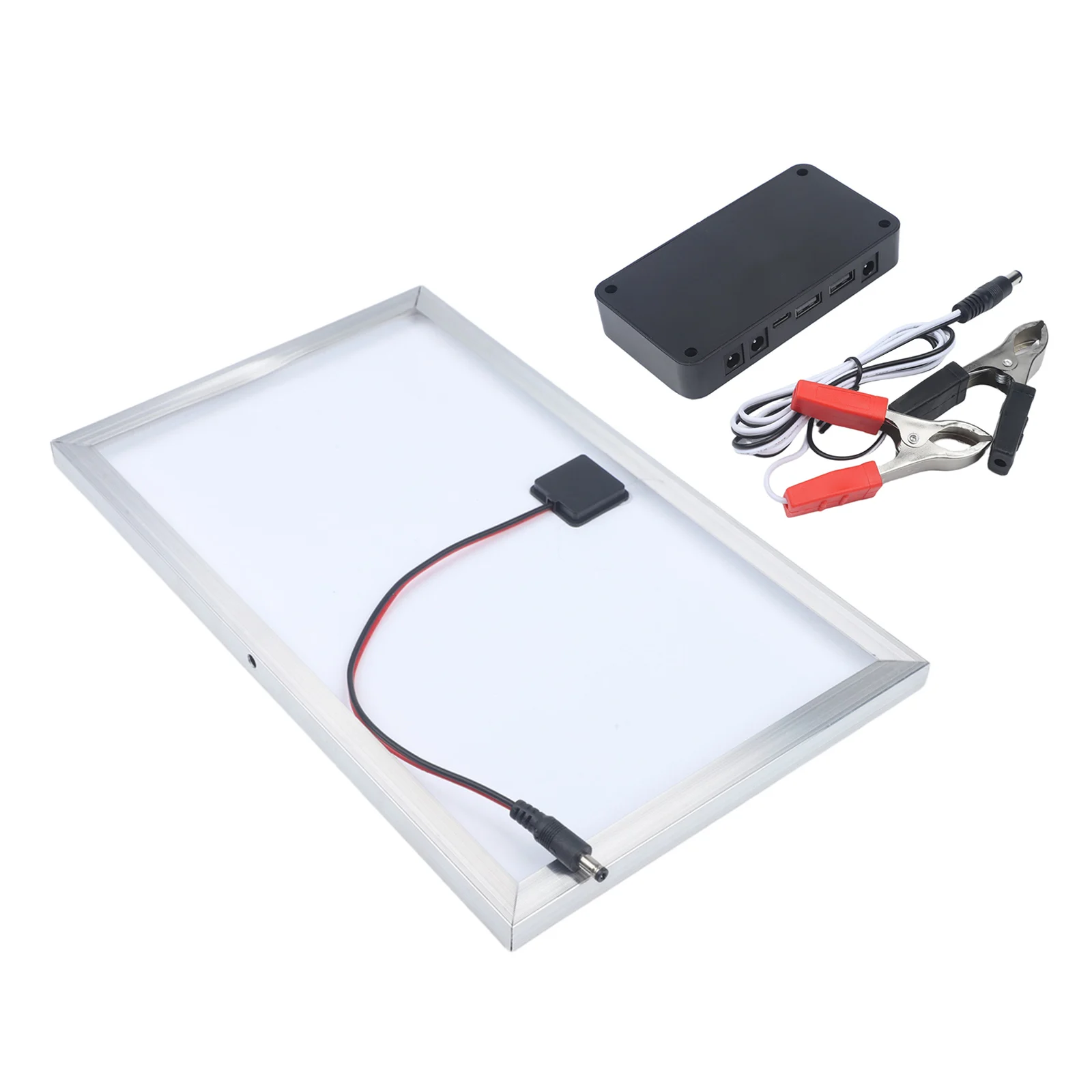 /10W /12V /Solar Panel Trickle For Charger  Maintainer For Car Boat RV Motorcycle IP65 Waterproof Portable Power Kit