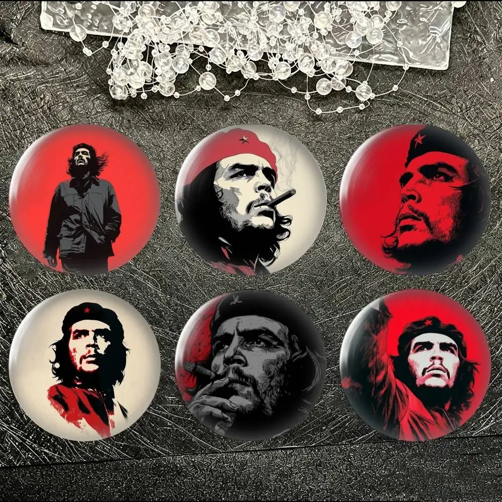 Che Guevara Freedom Brooch Metal Decorative Brooch Pins for Backpack Clothes Jacket Accessories,Souvenir.