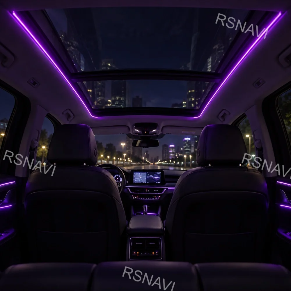 11-Color LED Panoramic Sunroof Ambient Light for BMW 3 5 Series G20 G30 G01 G05 X3 X4 X5 X6 X7 Car Interior Upgrade Accessories
