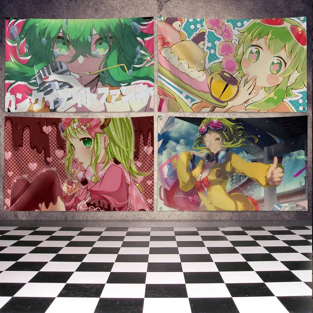 cantor-anime-v-vocaloid-megpoid-gumi-bandeira-banners-quatro-buracos-bandeira-poliester-decoracao-ao-ar-livre-sala-estetica