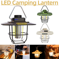 LED Camping Light Stepless Dimming Portable Hanging Tent Lamp Waterproof IPX4 Rechargeable for Outdoors for Hiking Camp for Home