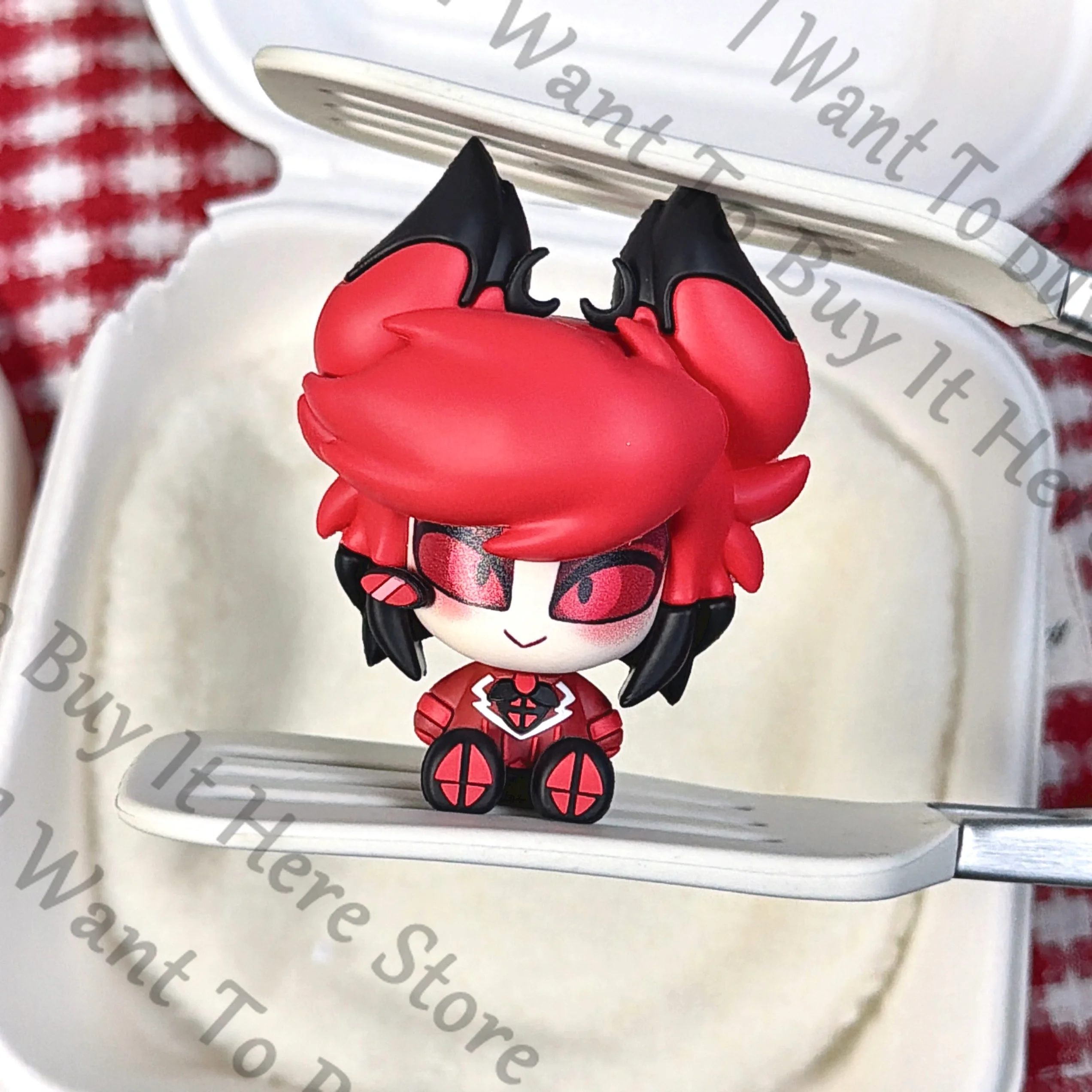 

7cm Anime Hazbin Hotel Alastor Radio Demon Cosplay Cartoon Garage Kits Detachable Nose Figurine Figures Model Models Kit Gift