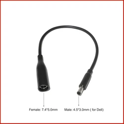 7.4mm to 4.5mm Dongle Dc Power Converter Cable  D5G6M, 0D5G6M, 57J49, 331-9319 for Dell M3800 XPS 12 13 15 5930 18 1810