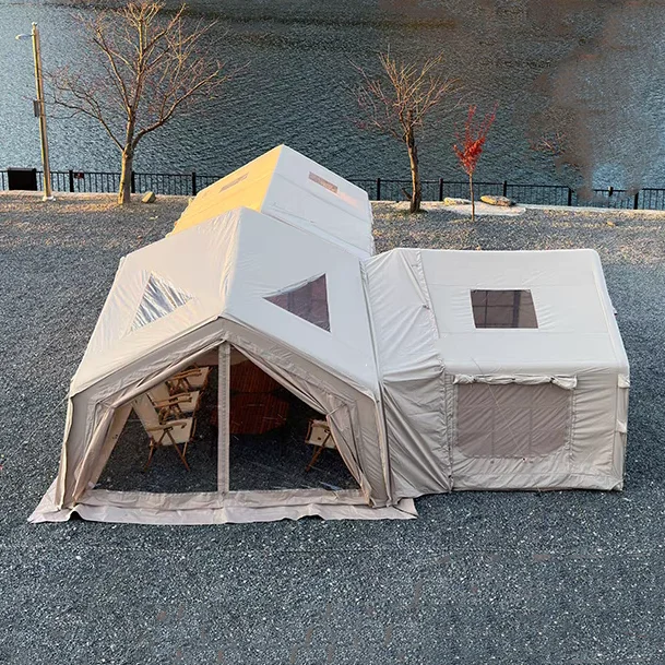 Waterproof Large Combination Inflatable House Tent Outdoor Camping for 8-10 Person Air Tent
