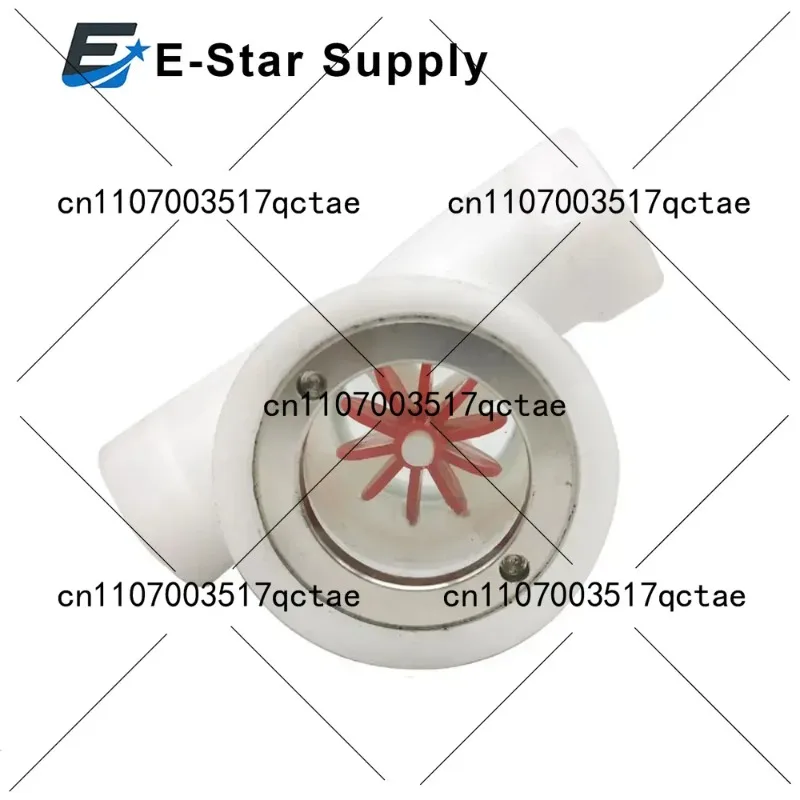 

Антикоррозионный 1/2 "BSP Женский Белый АБС-пластик Оконное смотровое стекло Индикатор потока с крыльчаткой Водное масло