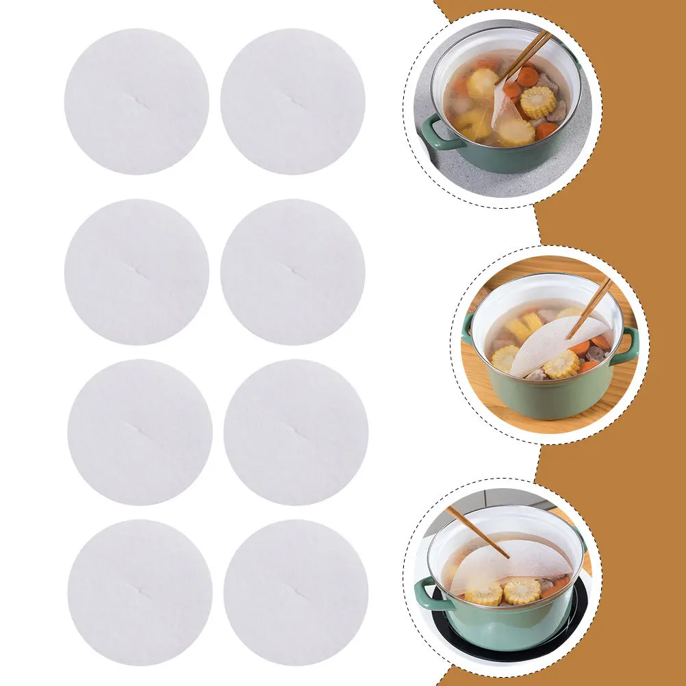 

24pcs Oil Absorbing Paper For Soup Greaseproof Baking Sheets Lightweight Fried Food Cushion Papers Kitchen Cooking Oil-Proof