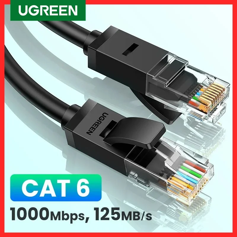 UGREEN Ethernet-кабель Cat6 Gigabit High Speed 1000 Мбит/с интернет-кабель RJ45 Экранированный сетевой шнур LAN для ПК PS5 PS4 PS3 Xbox UGREEN Ethernet-кабель Cat6 Gigabit High Speed 1000 Мбит/с интернет-кабель RJ45 Экранированный сетевой шнур LAN для ПК PS5 PS4 PS3 Xbox