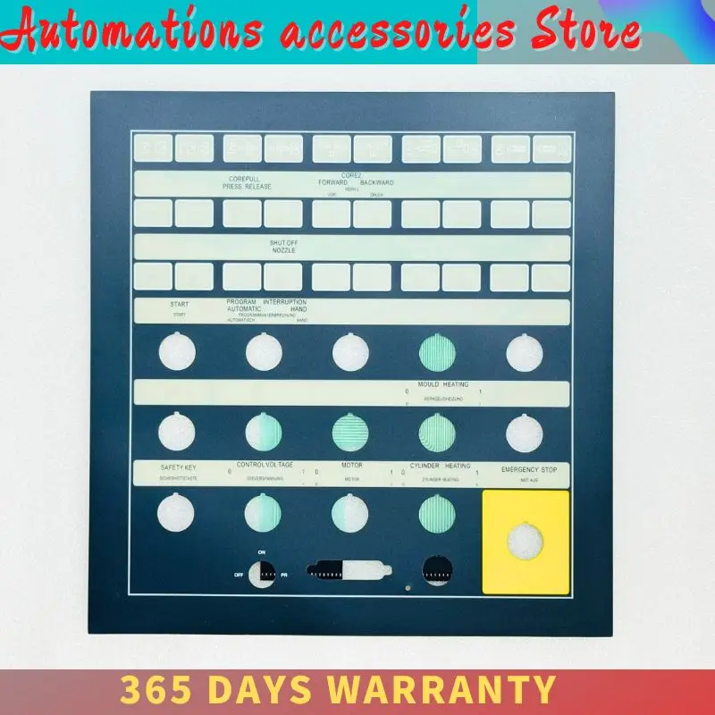 New Membrane Keypad For KEBA E-SP-CCEC/22180 Button Switch E-SP-CCEC/22180 Membrane Keyboard