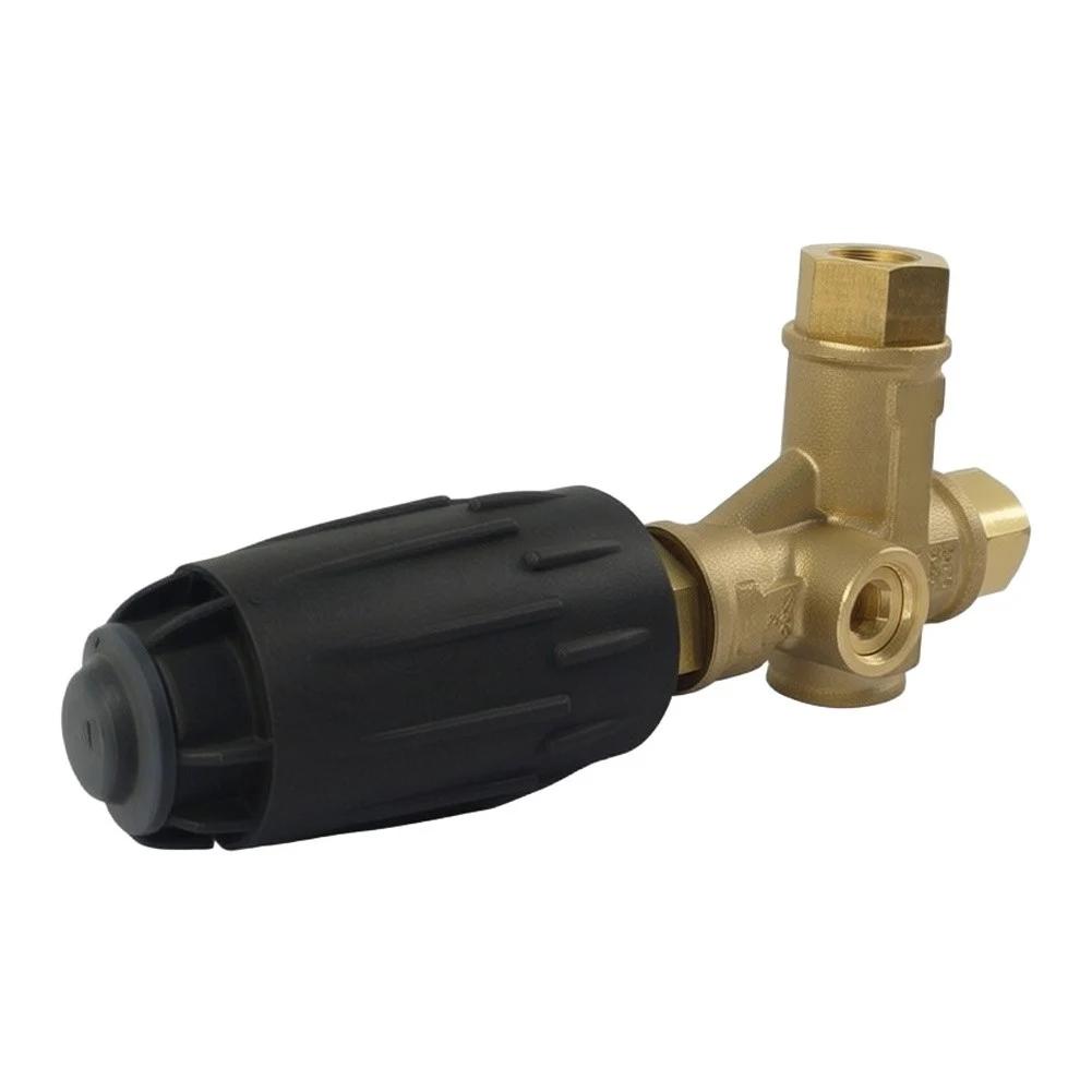 VRT3-310 Unloader 4500 PSI 10.5 GPM Adjustment Knob Brass High-pressure Plunger Pump High-flow 3/8 Female Quick-connect Pump