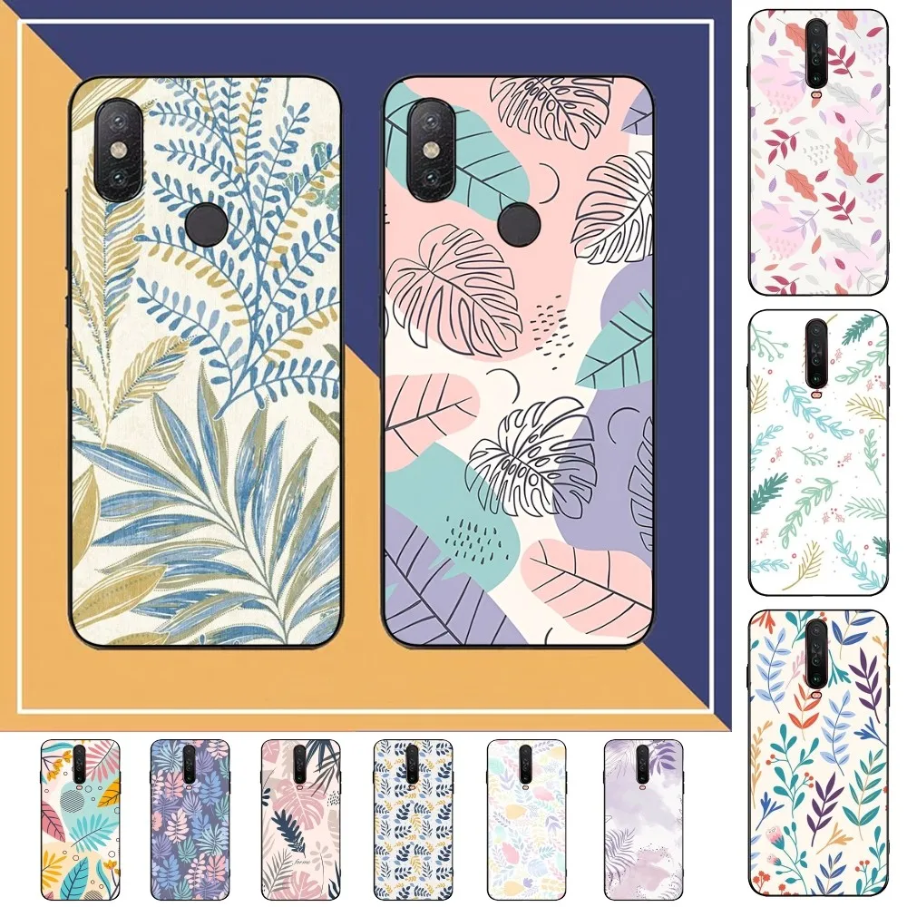 colorful leaves  Phone Case For Redmi Note 4 X 5 A 6 7 8 T 9 9S 10 11 11S 11Epro Poco M3 pro