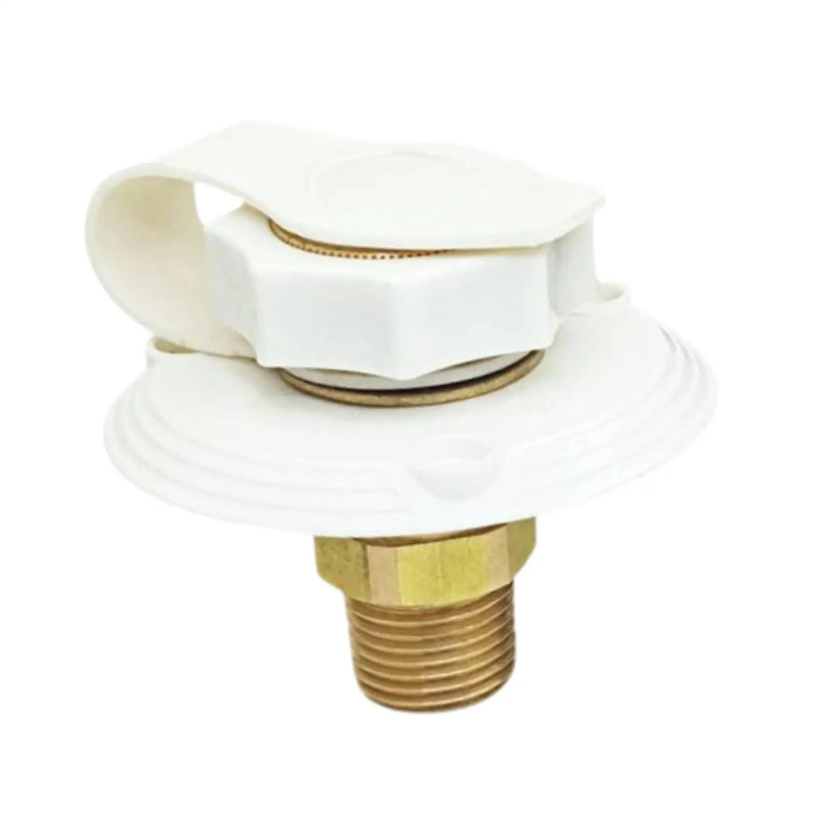 City Water Inlet for RV Nylon Copper Water Hose Connector for Trailer Yacht and Marine Use