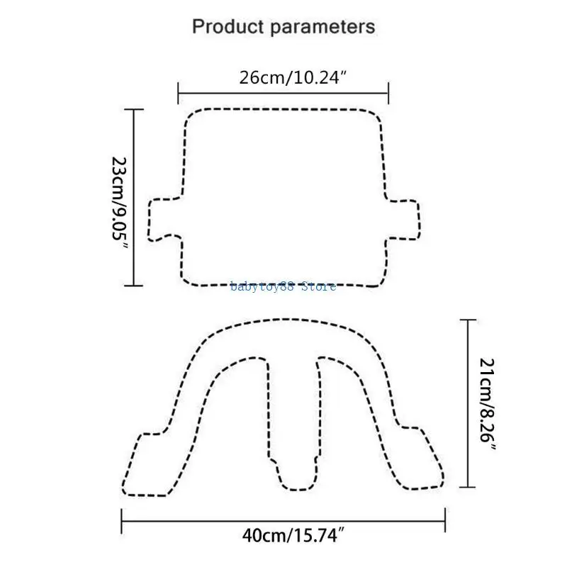 Y4UD كرسي طعام للأطفال الصغار مسند ظهر كرسي مرتفع للأطفال مقعد أمان سياج أمان للأطفال معدات سفر لكرسي طعام Stokk العالي