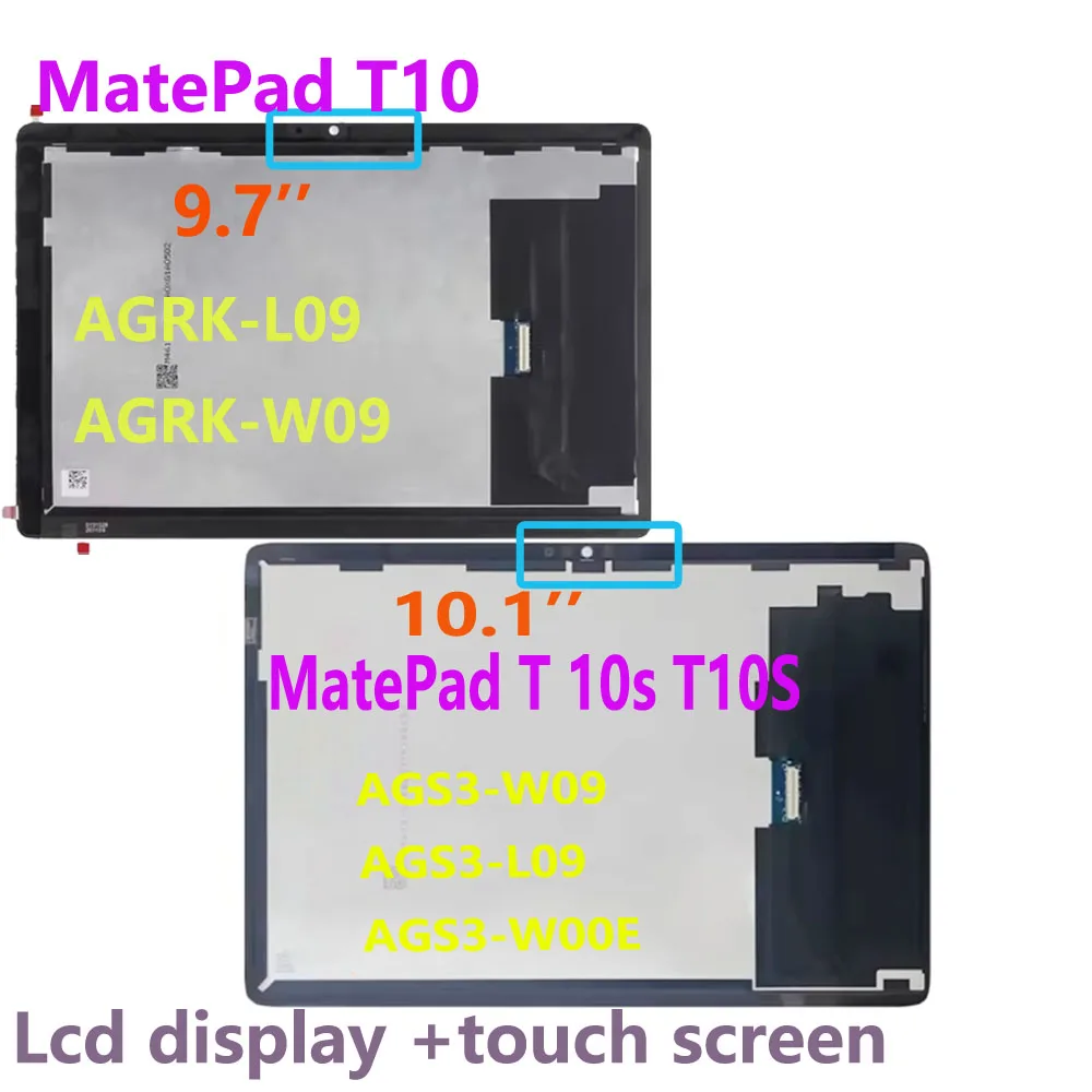 

Test For Huawei MatePad T10 T10s T 10 AGR-L09 AGR-W09 AGR-AL09 AGS3-L09 AGS3-W09 AGS3-W00E LCD Display Touch Screen Digitizer