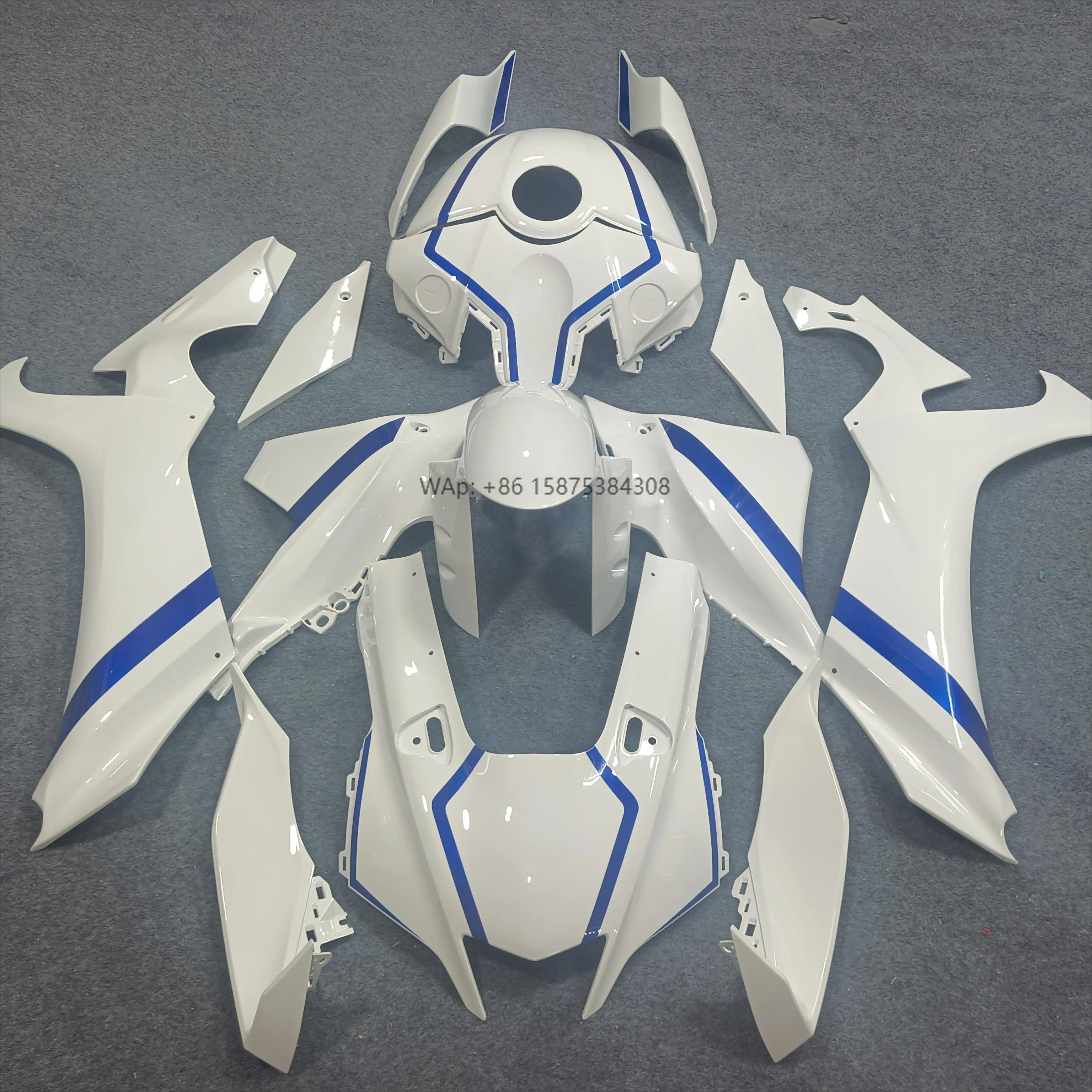 

For YZF R1 2020-2025 YZF-R1 Customized Plastic Motorcycle Fairing Kit Customized ABS Plastic Body Parts Set