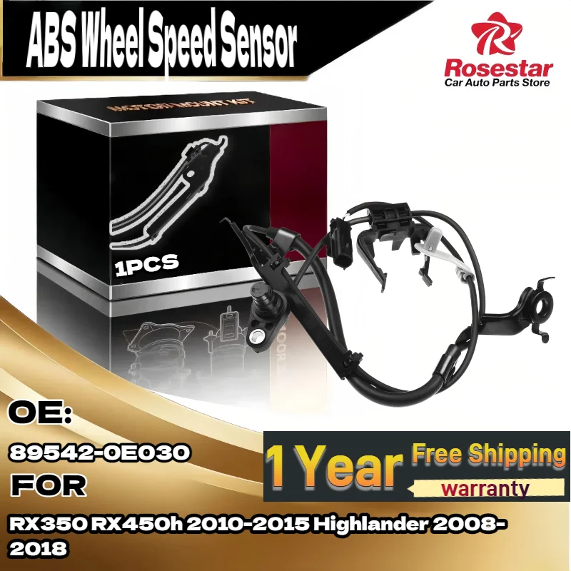 

Front RH ABS Wheel Speed Sensor 89542-0E030 for Lexus RX350 RX450h 2010-2015 for Toyota Highlander 2008-2018