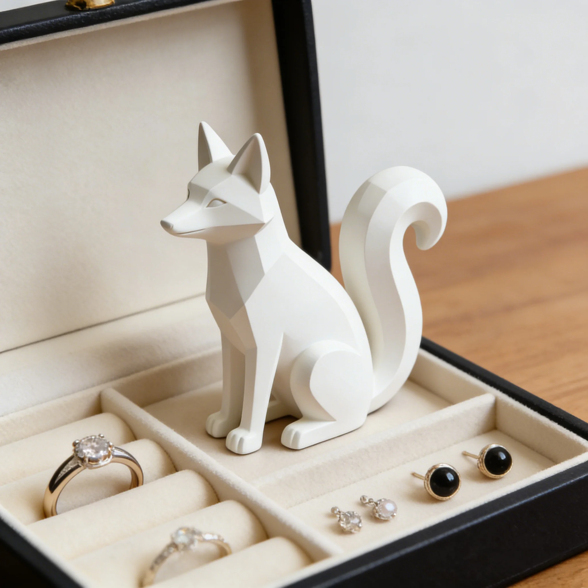 تمثال ثعلب لطيف ثلاثي الأبعاد لسطح المكتب - ديكور مكتب منزلي مبتكر، هدية مثالية للدراسة/المكتب #4