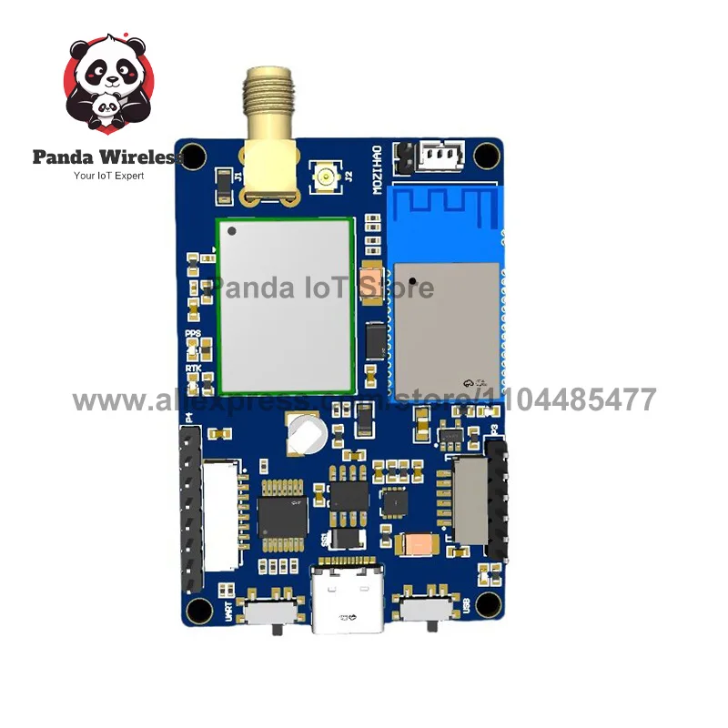 High Precision RTK Board CM-Level Accuracy Unicore UM980 UM981S GNSS Receiver+Bluetooth BLE+SPP RS232 Support for Surveying