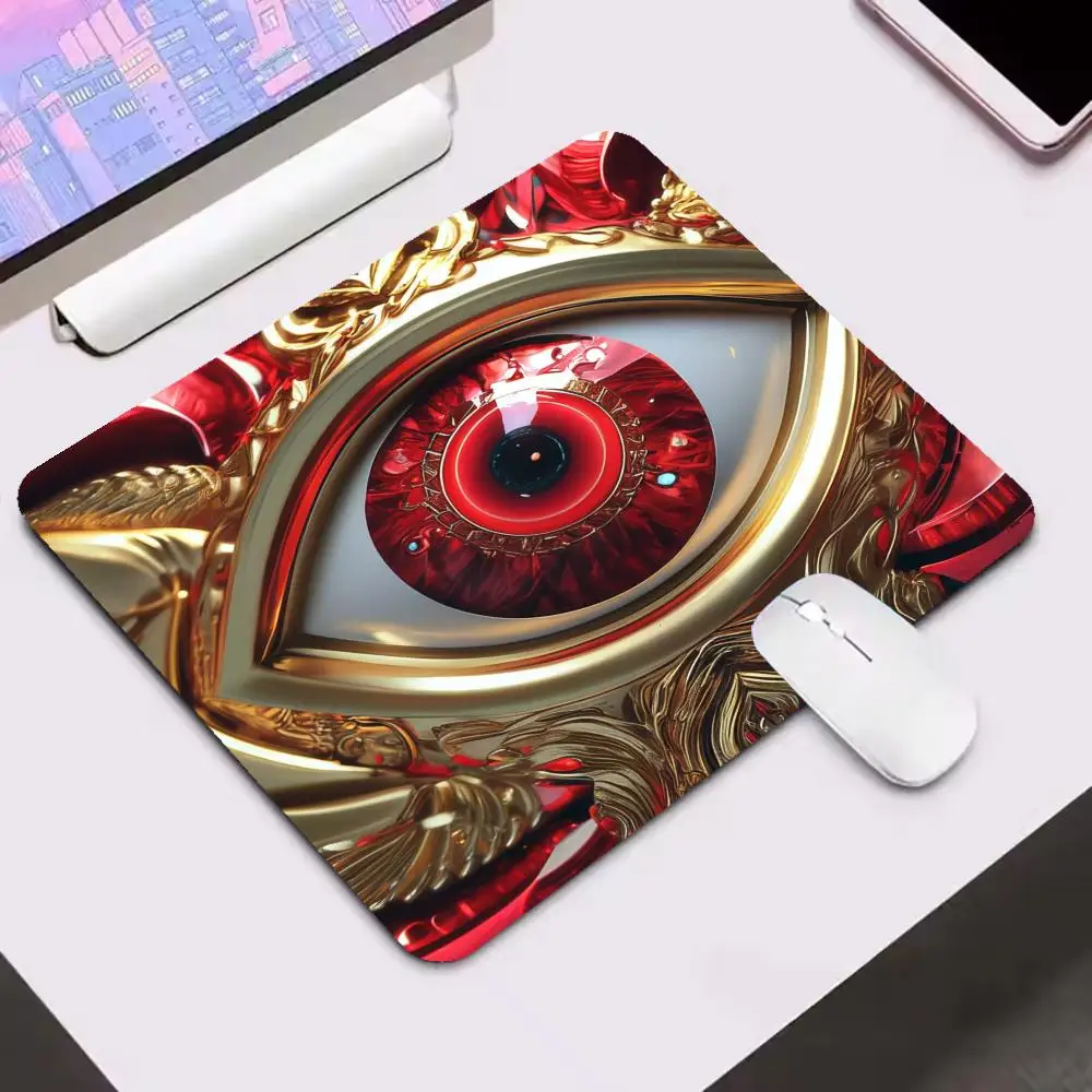Emerald gem gilded mandala Mouse pads luxurious vintage symmetrical sacred pattern keyboard mat for gaming