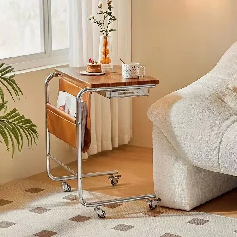 Mesita de noche para oficina, escritorios para ordenador, cajones portátiles, Mesa de ordenador moderna sedentaria, Mesa de almacenamiento